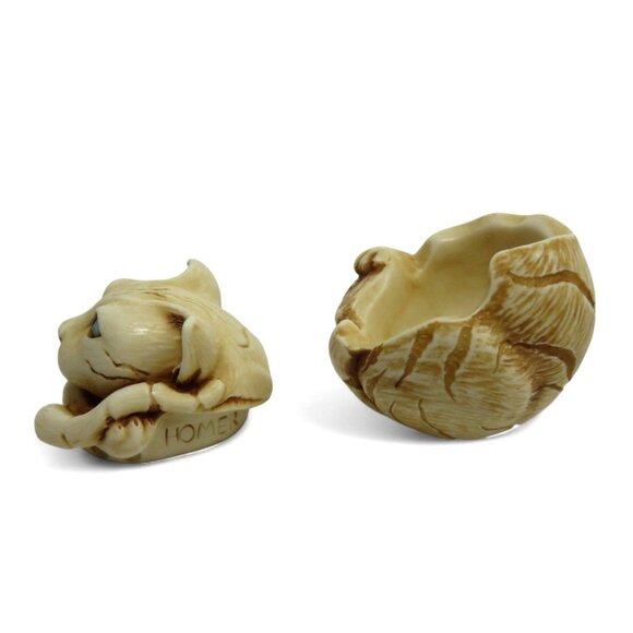 Harmony Kingdom Homer Roly Poly Kitchener 2001 Cat Boxed - Picture 8 of 11